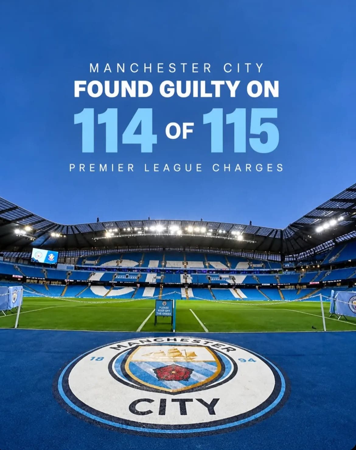 Manchester City found guilty of Premier League charges
