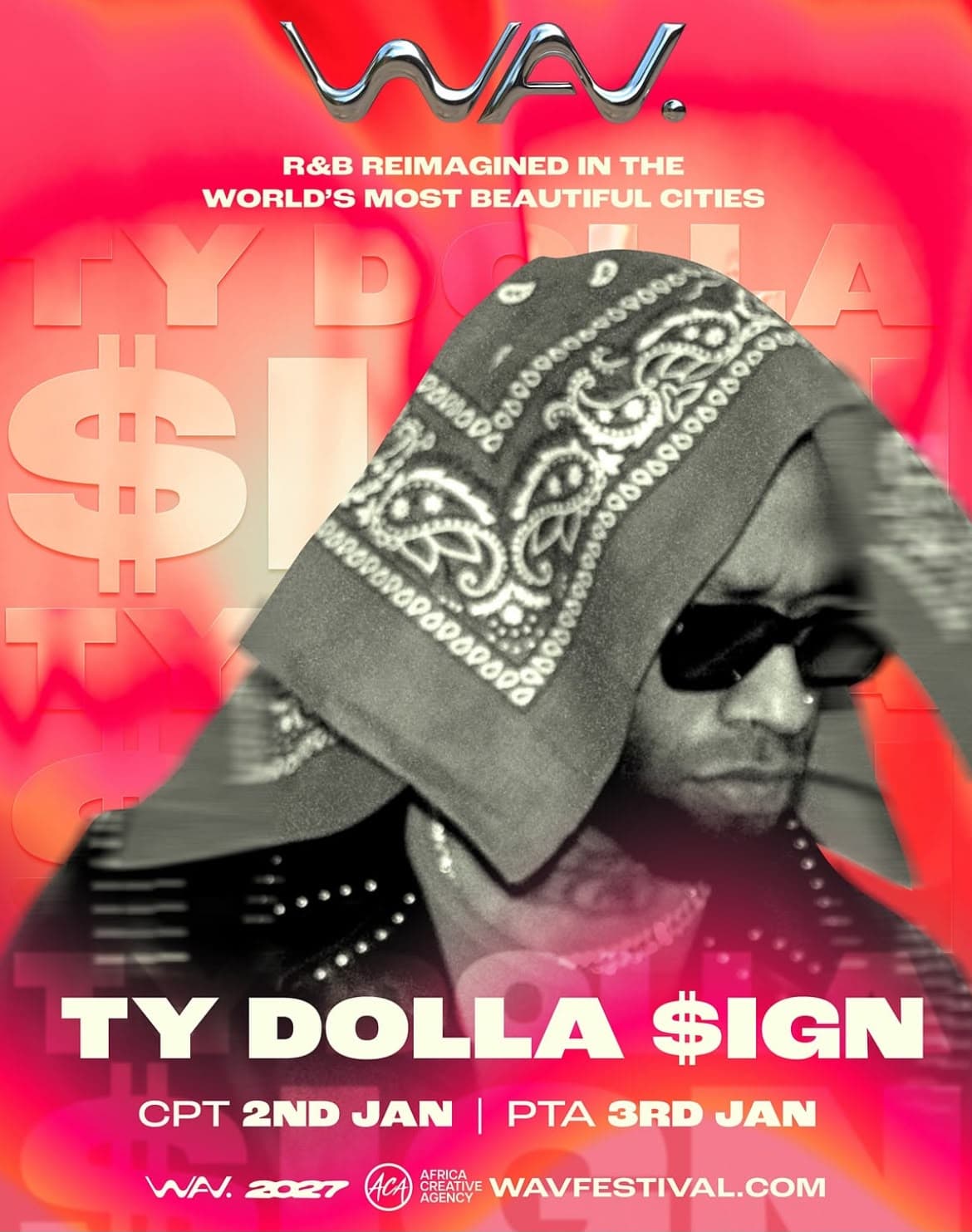 WAV. FESTIVAL RETURNS WITH TY DOLLA $IGN AND KWN HEADLINING CAPE TOWN AND PRETORIA IN JANUARY 2027