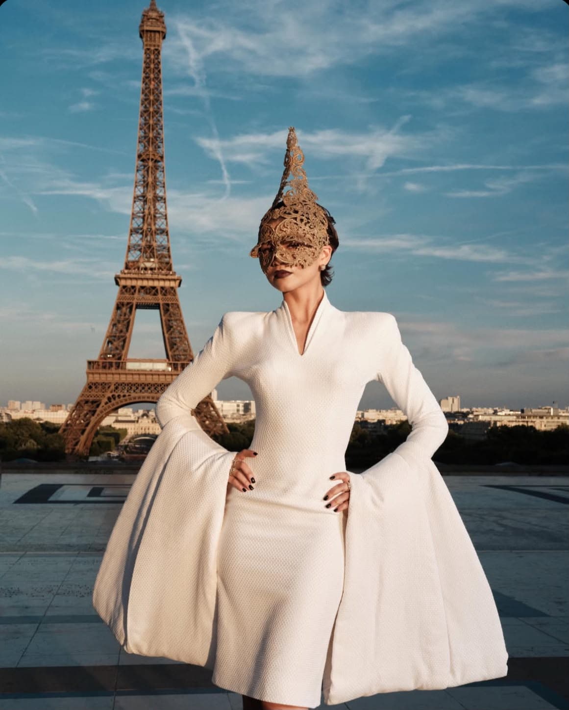Zendaya Stuns in Sculptural Couture for The Odyssey Photoshoot