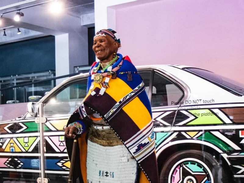 WATCH: BMW Showcases Colour-Changing Art Car Inspired by Esther Mahlangu