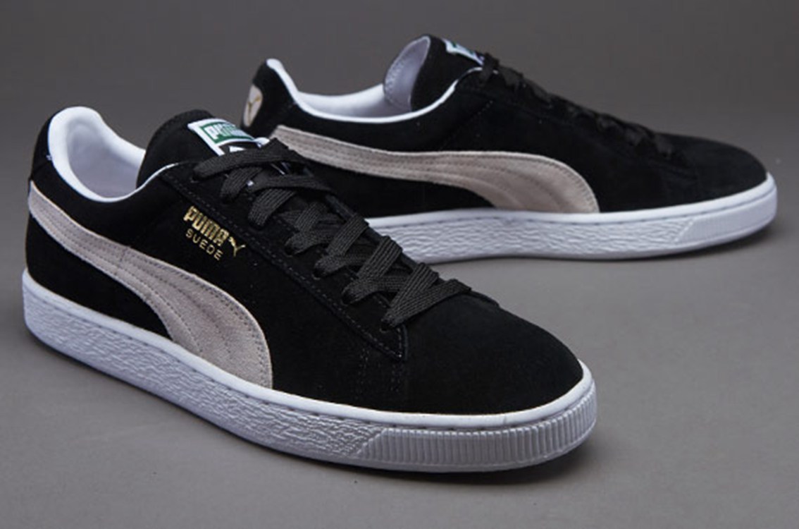 puma suede black womens