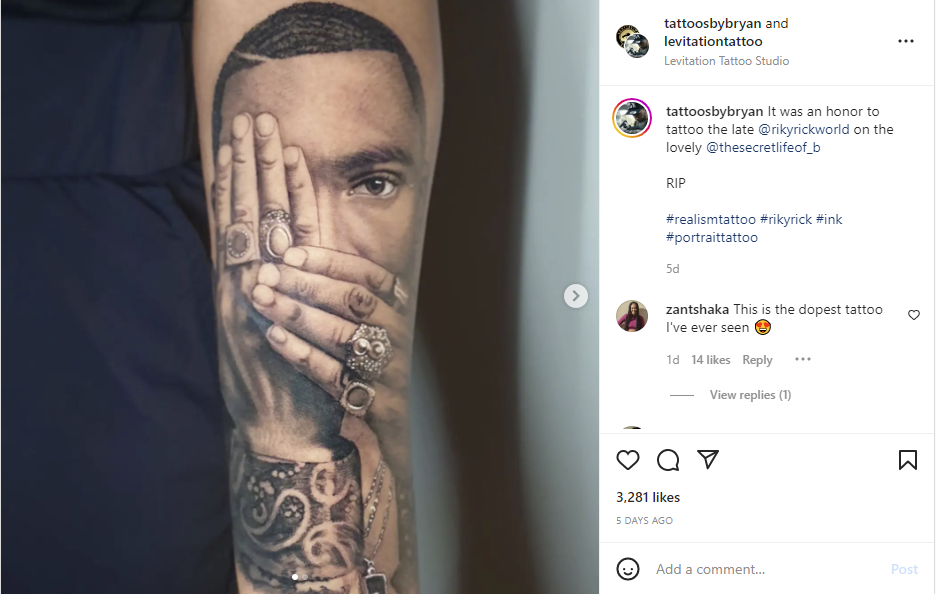 Is this the best tattoo in Mzansi? Bianca Naidoo gets tattoo in honour of her late husband Riky Rick - Entertainment SA - South African Entertainment News, Celebrity and Lifestyle Online Magazine Is this the best tattoo in Mzansi? Bianca Naidoo gets tattoo in honour of her late husband Riky Rick - Entertainment SA - South African Entertainment News, Celebrity and Lifestyle Online Magazine