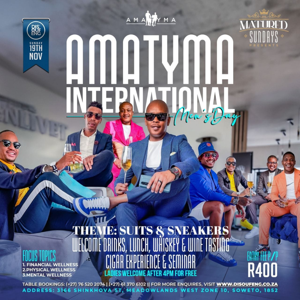 Amatyma Presents International Men’s Day Wellness Experience, EntertainmentSA News South Africa