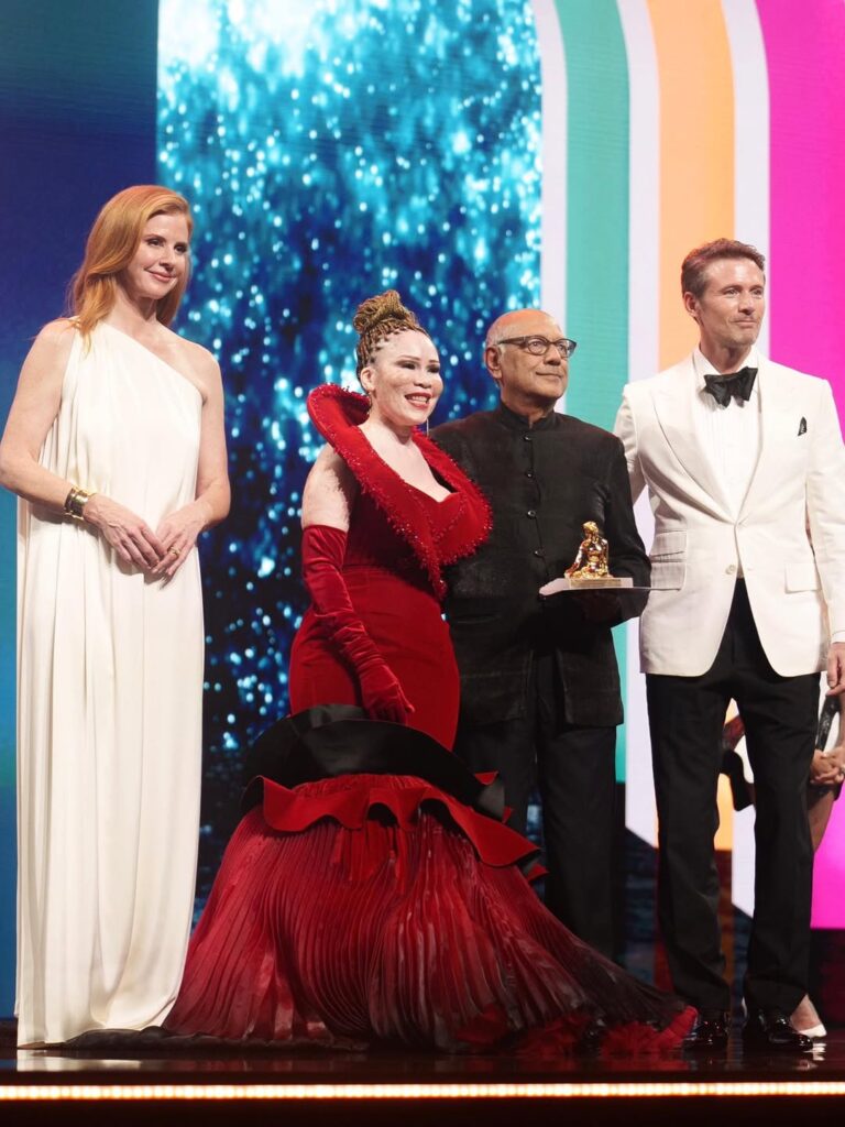 Leleti Khumalo, Anant Singh, and Darrell Roodt Celebrate Golden Nymph Win, EntertainmentSA News South Africa